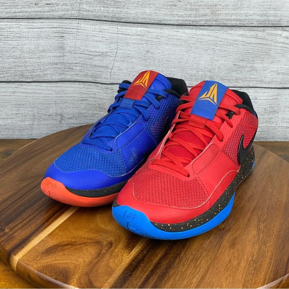 Nike Ja 1 Hunger University Red Royal Blue Basketball Shoe DR8785-401 Men’s 10